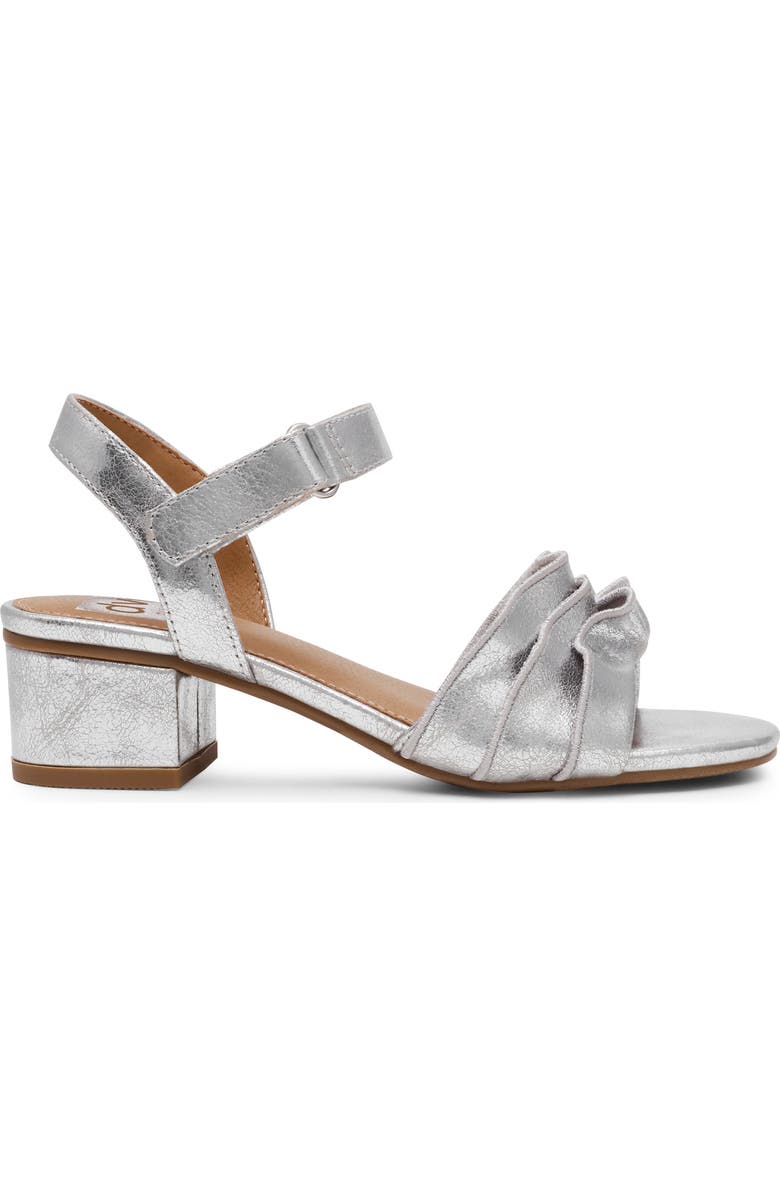 DV by Dolce Vita Govani Ruffle Sandal, Alternate, color, Silver