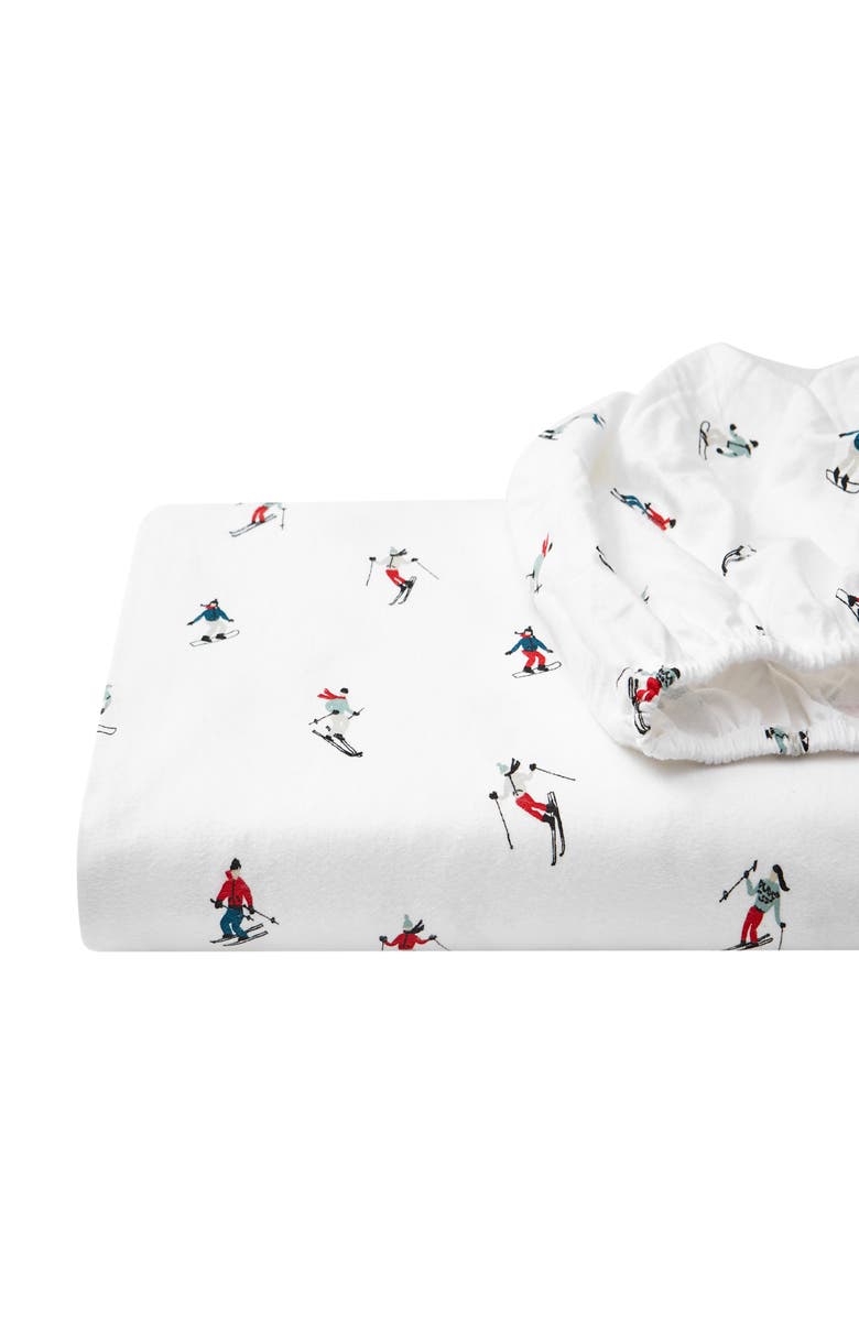 Eddie Bauer Ski Slope Sheet Set, Main, color, White Multi