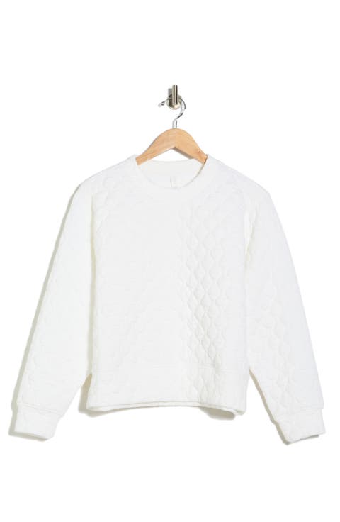 Retreat Quilted Crewneck Sweatshirt