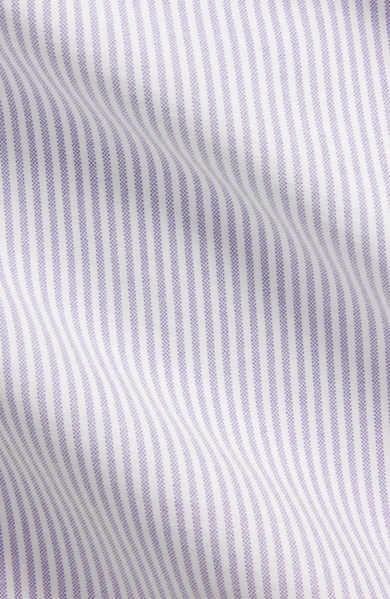 Polo Ralph Lauren Stripe Classic Fit Oxford Button-Down Shirt, Alternate, color, Thistle/ White