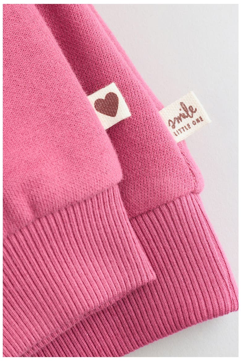 Kids' Sweatshirt & Joggers Set, Alternate, color, PLUM SLOGAN