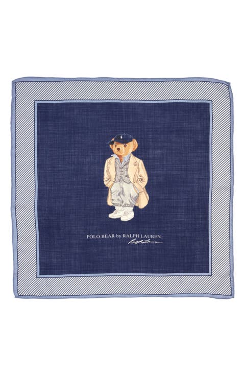 Polo Bear Wool & Silk Bandana