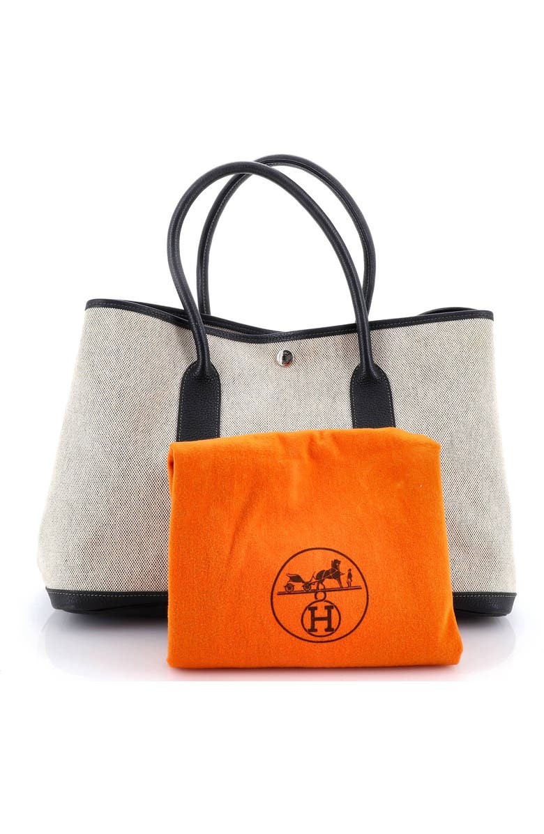 Pre-Owned Hermes Garden Party Tote Toile and Leather 36, Alternate, color,