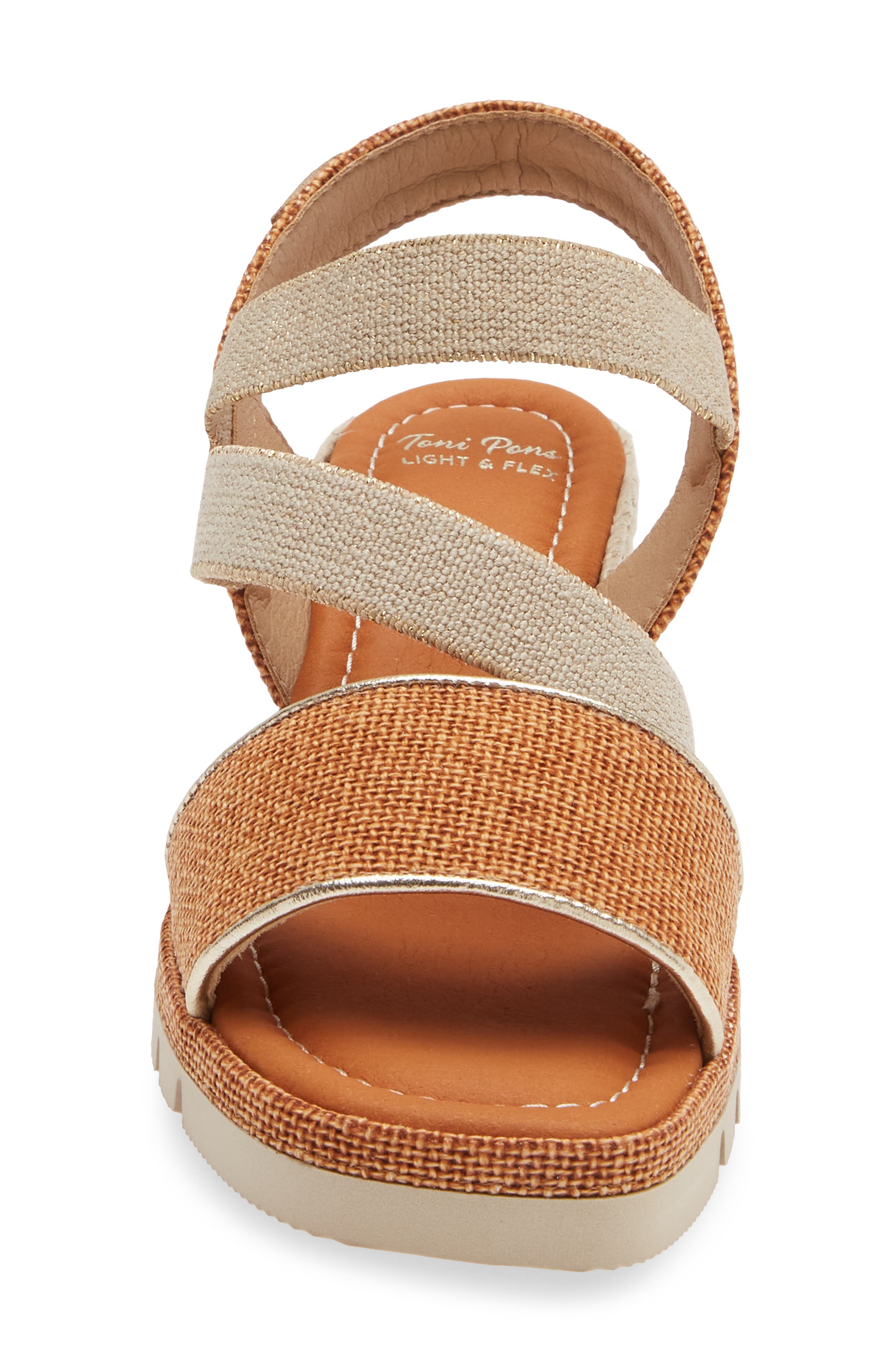 Toni Pons Oasis Slingback Wedge Sandal, Alternate, color, Teula