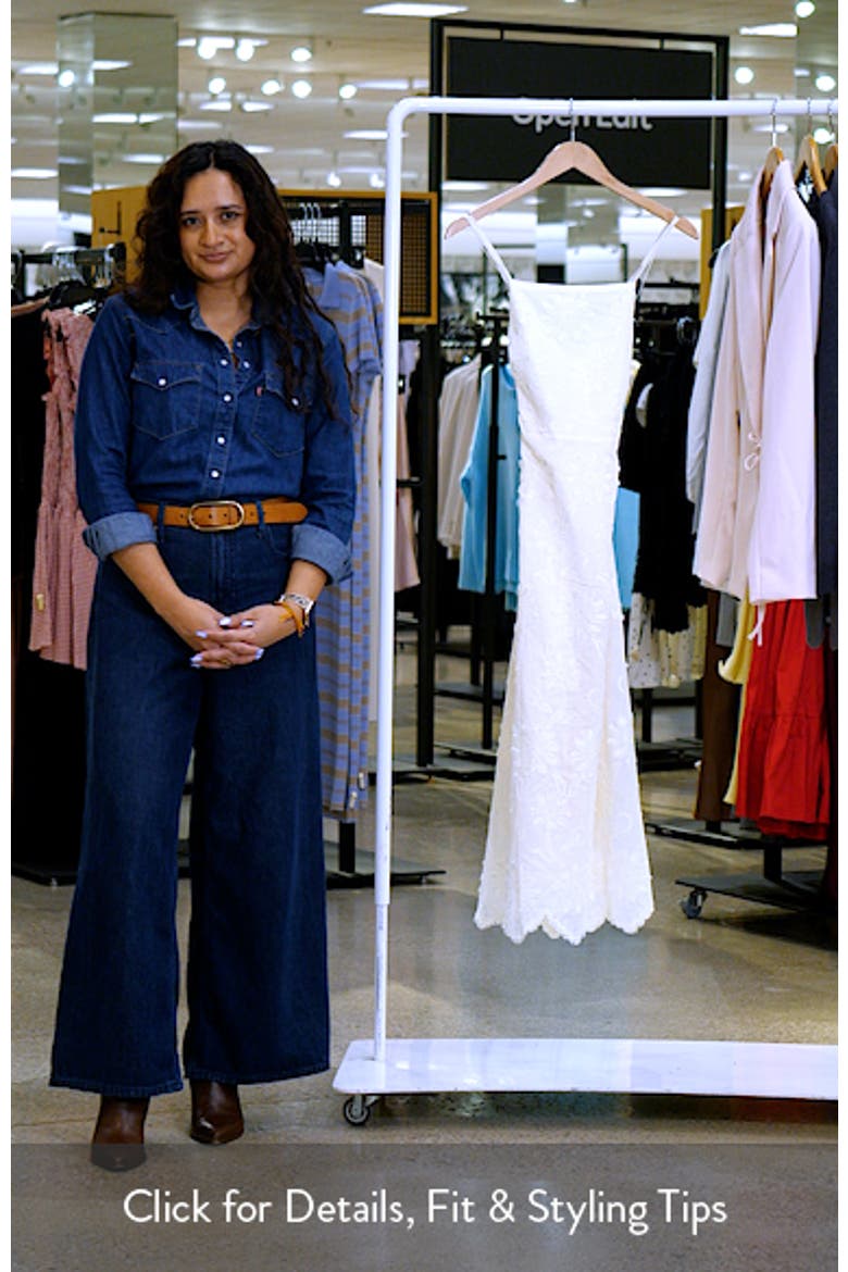 Riyan Embroidered Sleeveless Midi Dress video