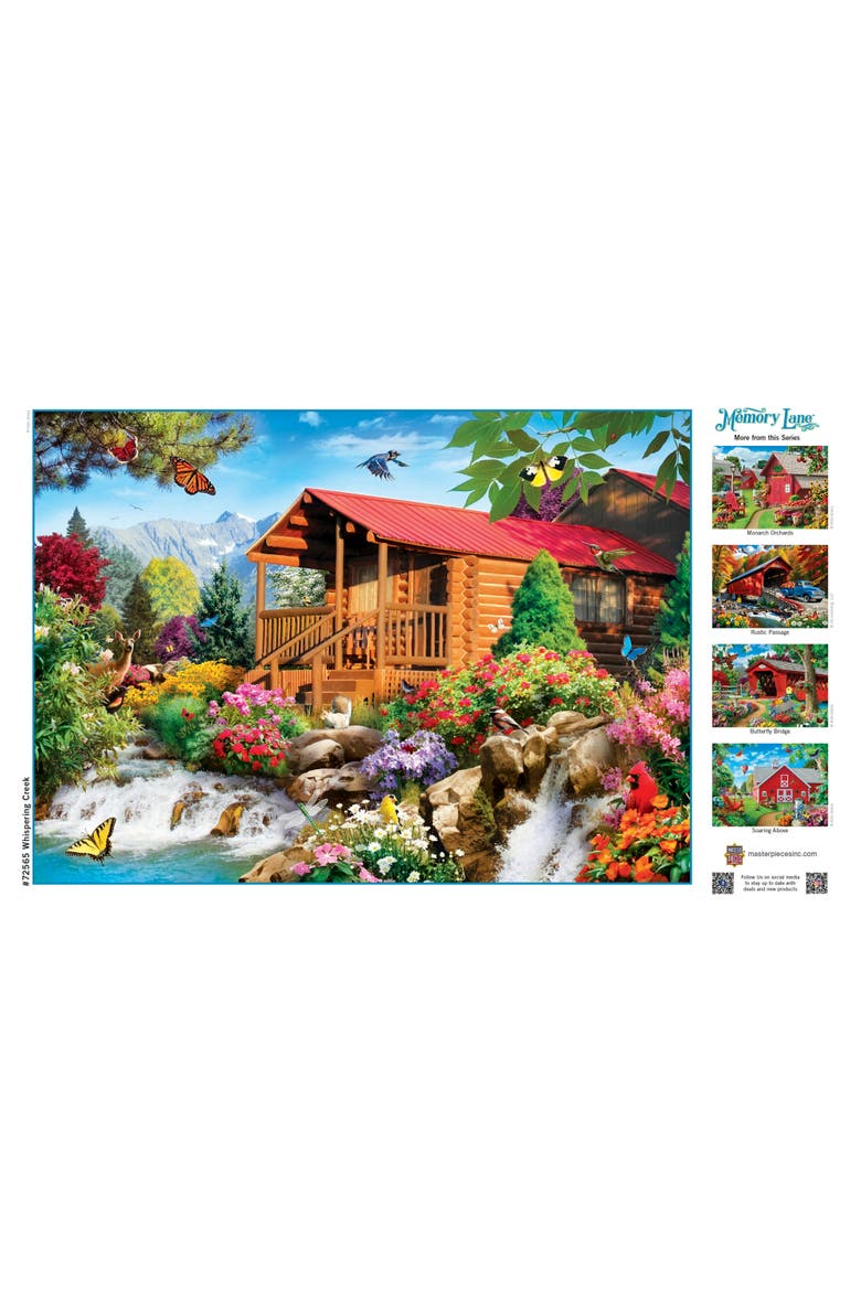 Whispering Creek 1000 Piece Puzzle, Alternate, color, Multicolor