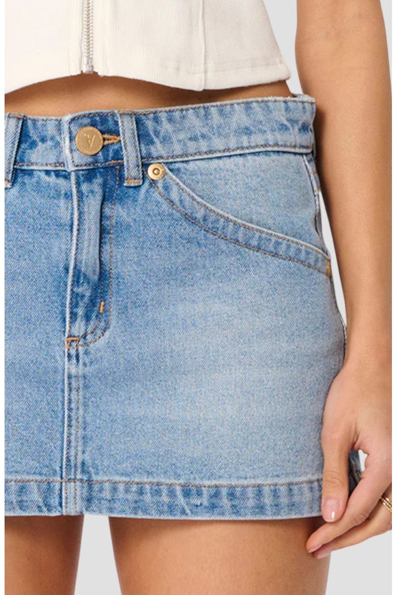 Denim Skirt, Alternate, color, JODY BLUE