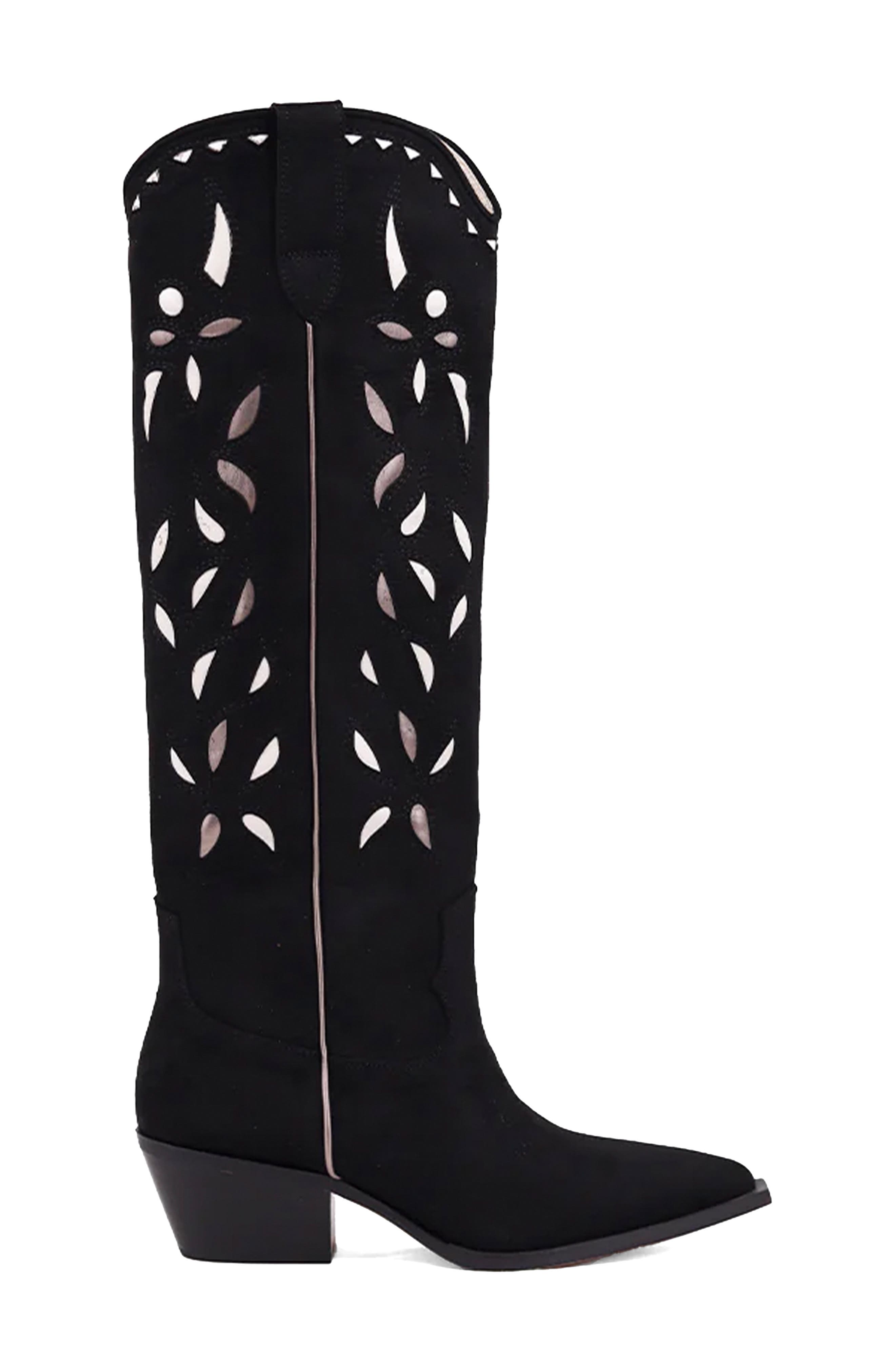 SHUSHOP Zooey Western Boot, Alternate, color, 