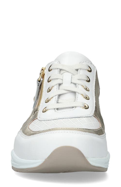 Mephisto Ylona Sneaker In White Softy