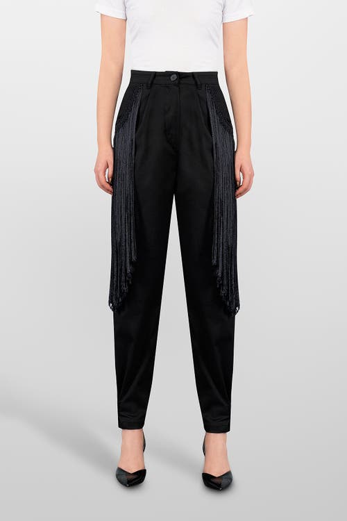 Laura Aparicio Cotton Ballon Pants In Black