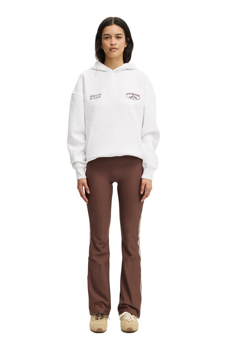 COTTON ON BODY Women's Active Fleece Lined Flare, Alternate, color, Deep Taupe All Spice Deep