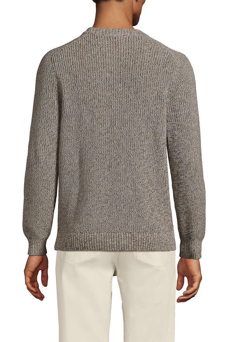 Drifter Cotton Crewneck Sweater, Alternate, color, Soft Driftwood Marl