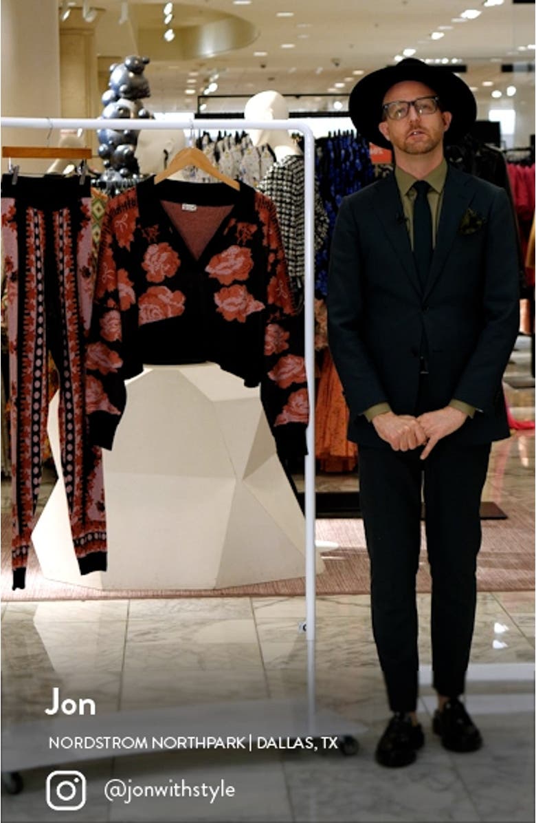 Fuzzy Feelings Crop Sweater & Pants Pajama Set, sales video thumbnail