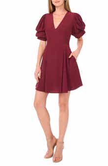 1.STATE Puff Sleeve Minidress