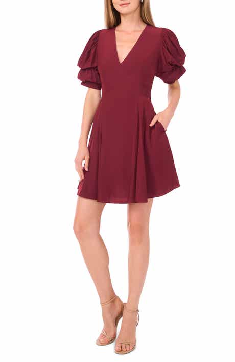1.STATE Puff Sleeve Minidress