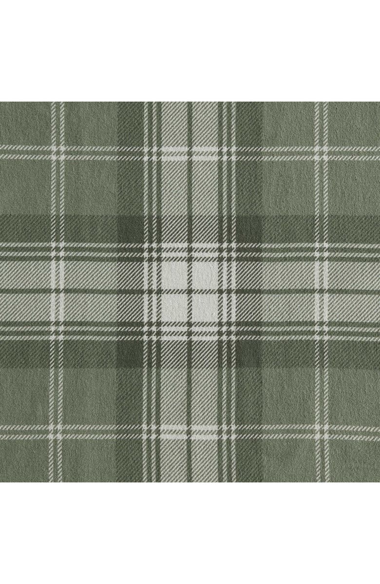 Eddie Bauer Heartland Plaid Print Flannel Sheet Set, Alternate, color, Medium / Dark Green