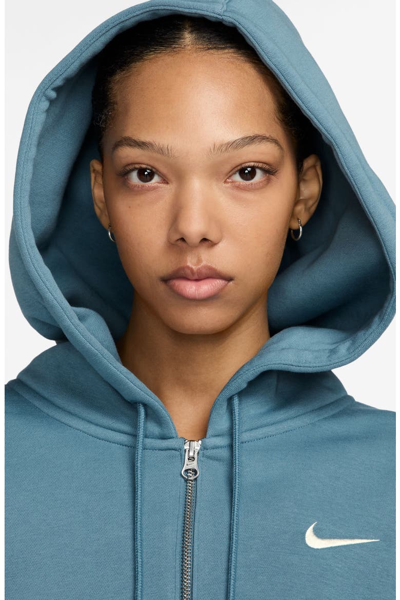Sportswear Phoenix Fleece Crop Hoodie, Alternate, color, SMOKEY BLUE/ SAIL
