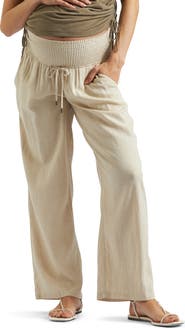 Ripe Maternity Indi Wide Leg Linen Pant