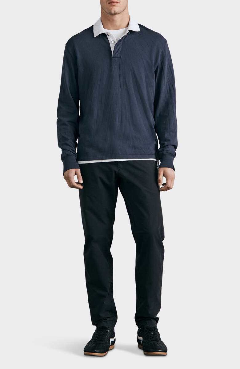 rag & bone Alton Cotton Rugby Shirt, Alternate, color, 