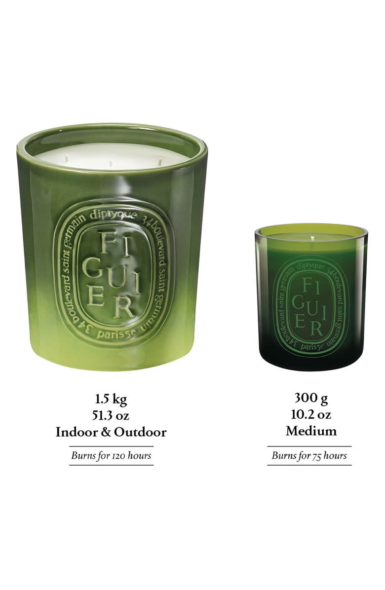 Diptyque FIGUER CANDLE, Alternate, color, Green Vessel