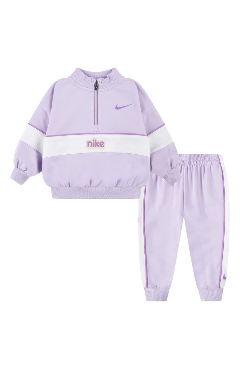 Nike Half Zip Sweatshirt & Joggers Set, Main, color,