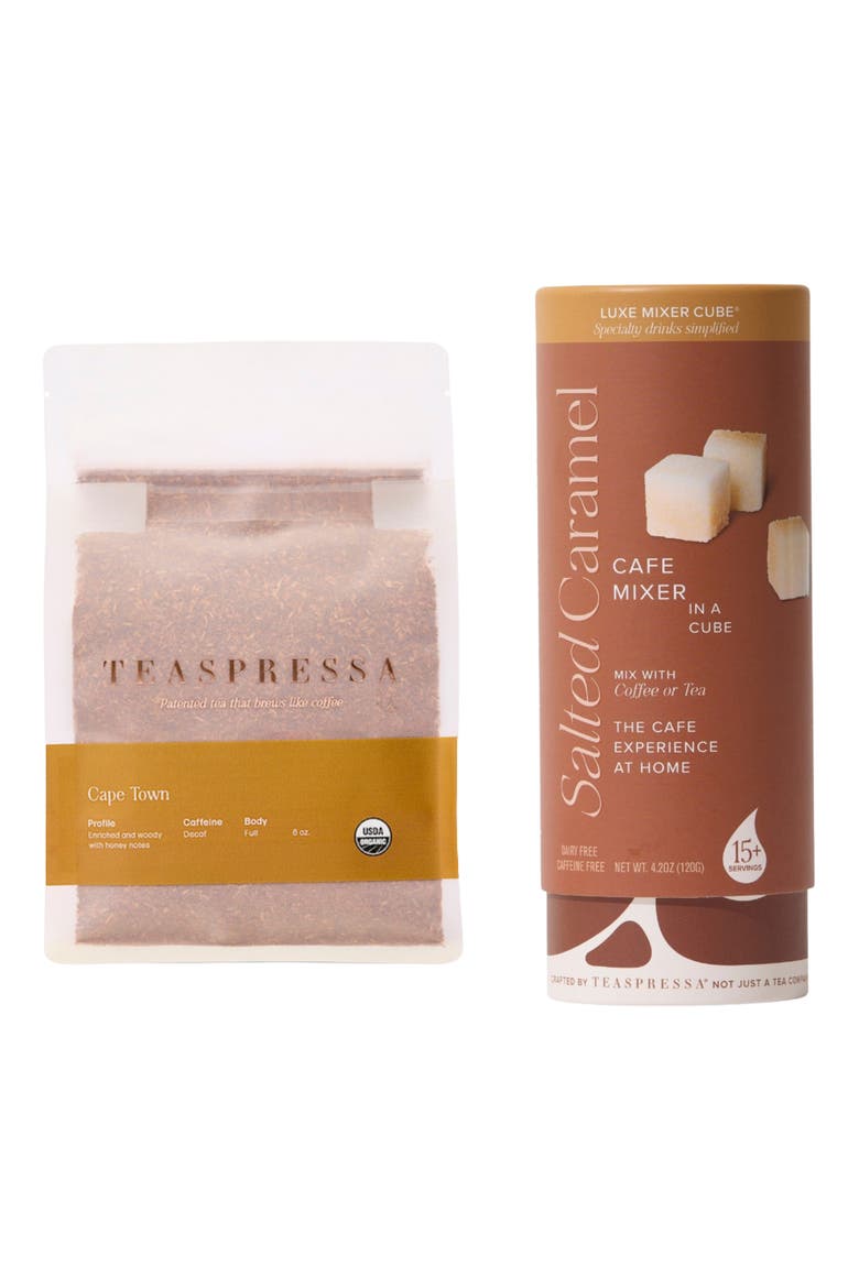 Salted Caramel Capetown Latte Tea & Mixer Gift Set, Main, color, MULTI