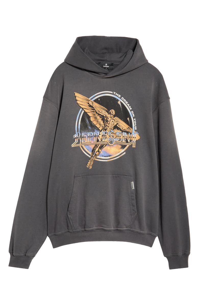 Represent Golden Tour Hoodie, Alternate, color, Sun Fade Grey