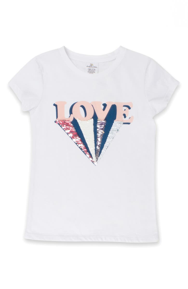 Shade Critters Kids' Love Sequin T-Shirt, Alternate, color,