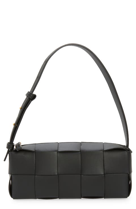 Brick Intrecciato Leather Shoulder Bag