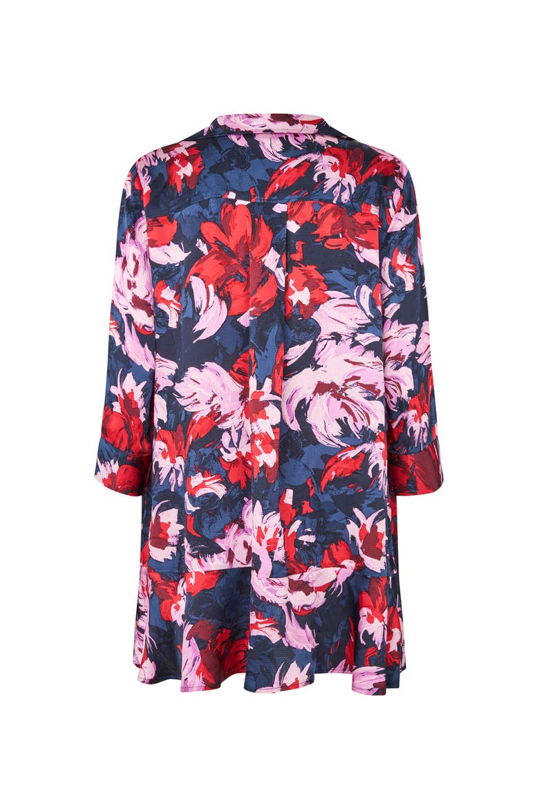 MaGalvora Tunic Top, Alternate, color, Scarlet Sage