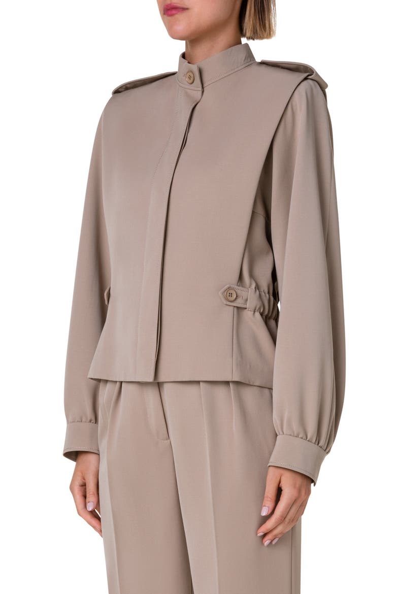 Gregory Virgin Wool Gabardine Jacket, Alternate, color, CARDBOARD