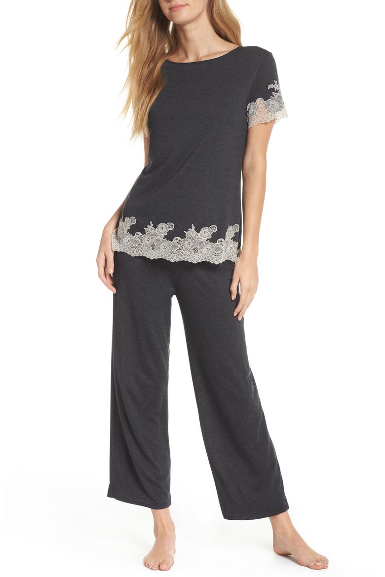 Luxe Shangri-La Pajamas, Main, color, ANTHRACITE