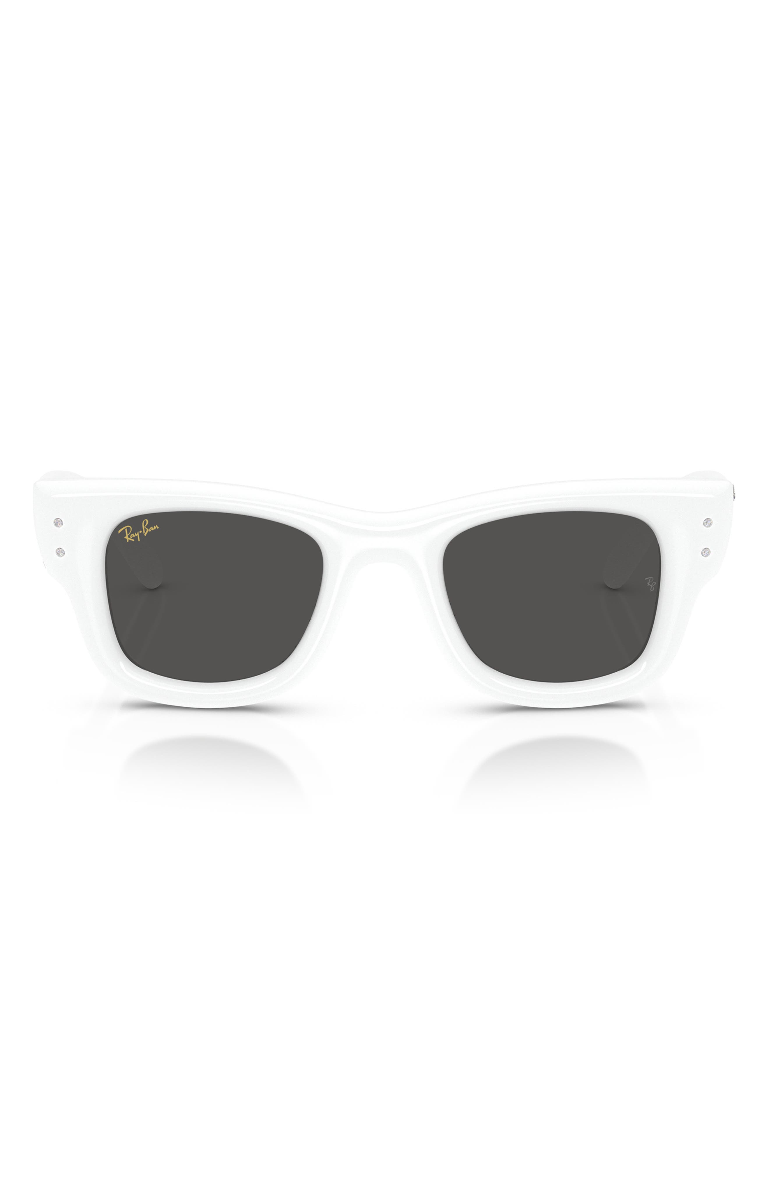 WHITE WITH STRASS / DARK GREY