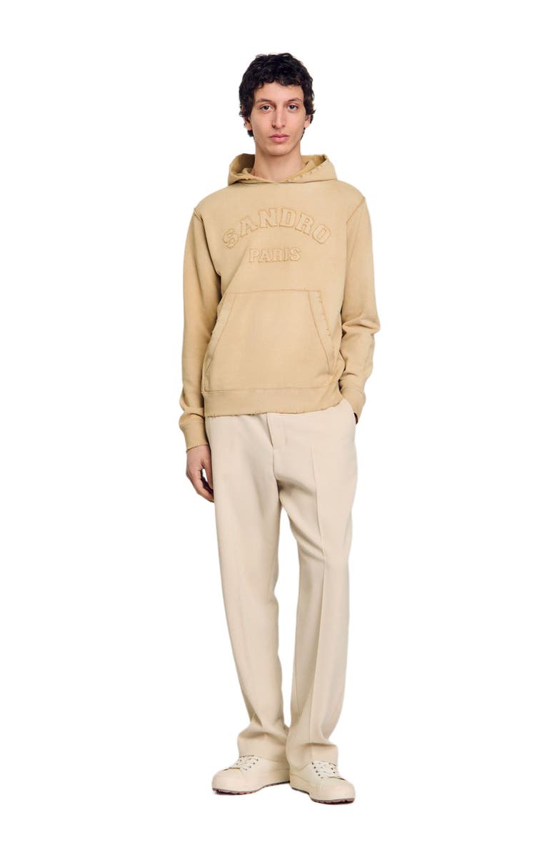 SANDRO Patch Hoodie, Alternate, color, 