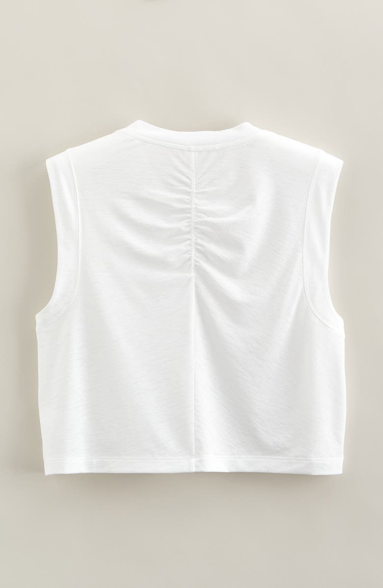 Recess Pickleball x Zella Kids' Volley Crop Muscle Tank, Alternate, color, White