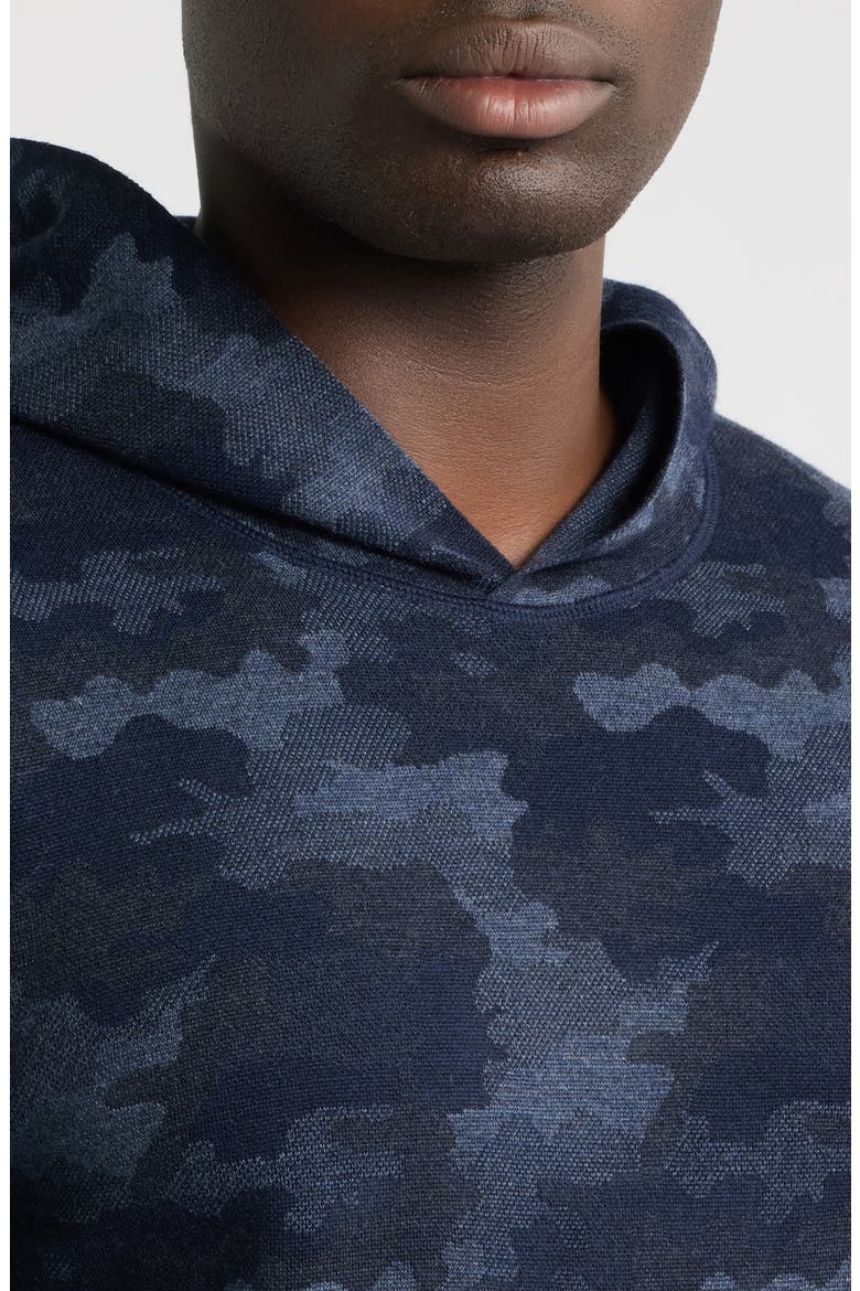 Reversible Merino Wool Hoodie, Alternate, color, MIDNIGHT NAVY