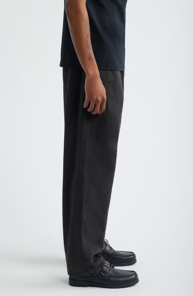 Obey Theo Easy Pants, Alternate, color, Black Faded Wash