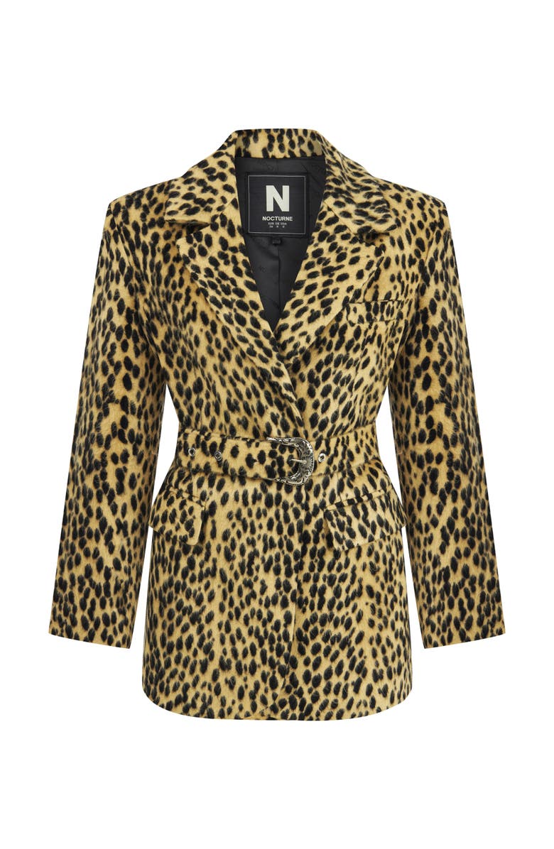 Nocturne Leopard Print Jacket, Alternate, color, 