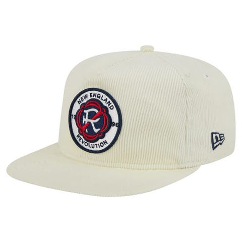 Men's New Era  Cream New England Revolution 2025 Kickoff Snapback Golfer Hat