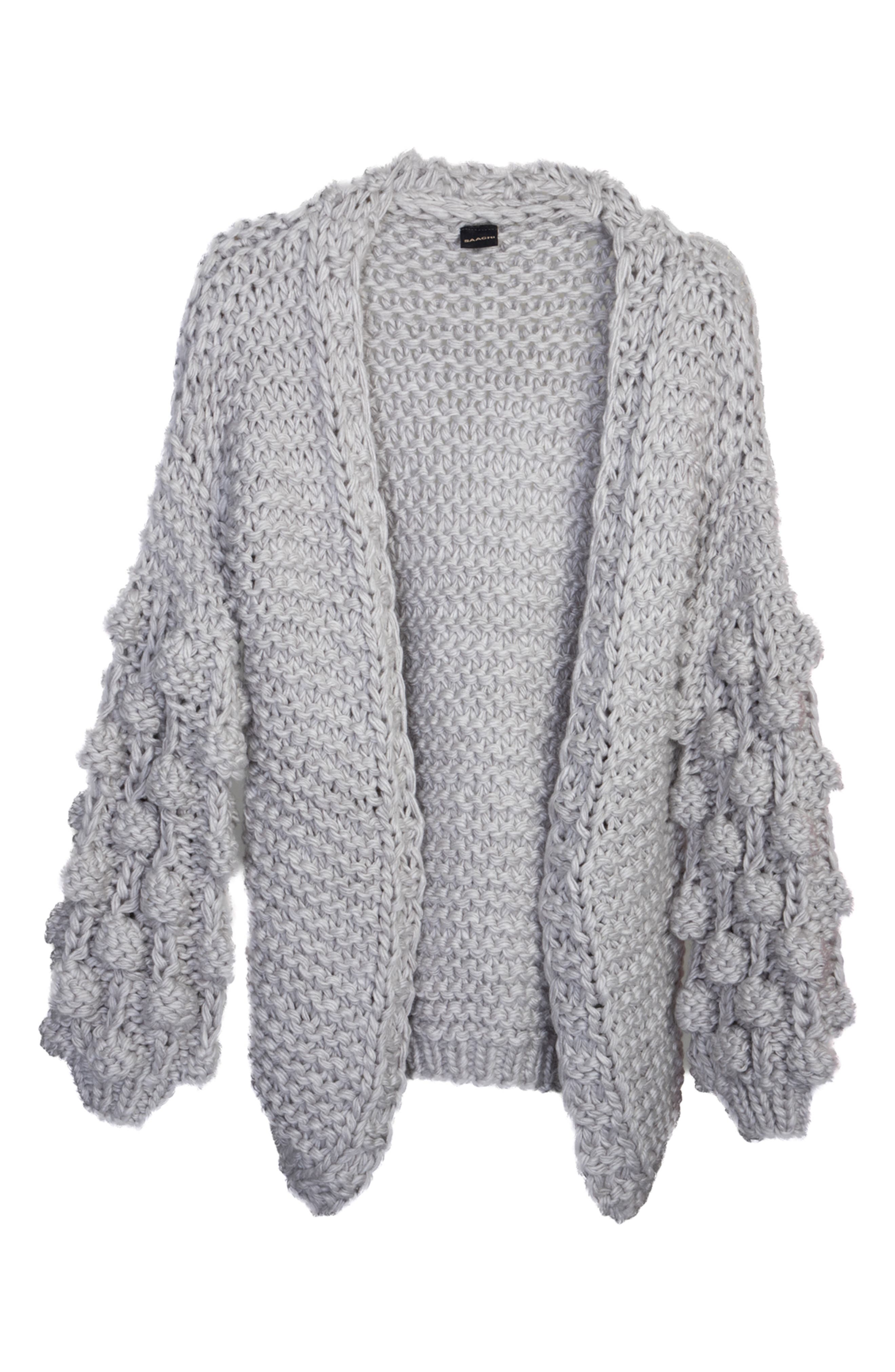 SAACHI Pompom Knit Cardigan