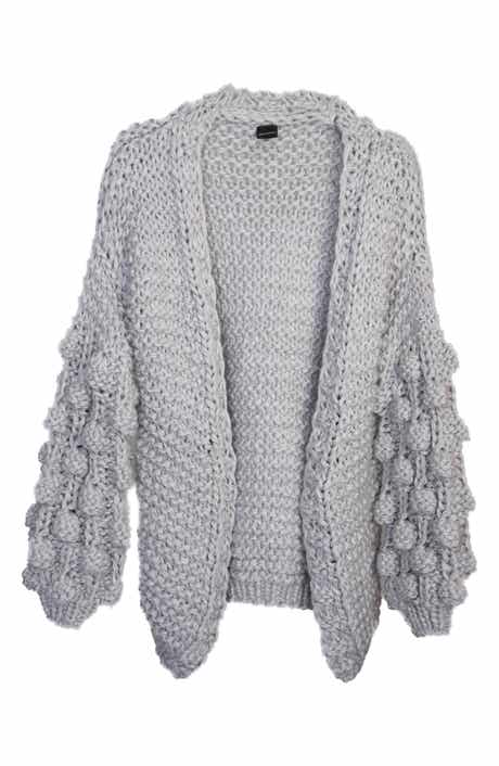 SAACHI Pompom Knit Cardigan