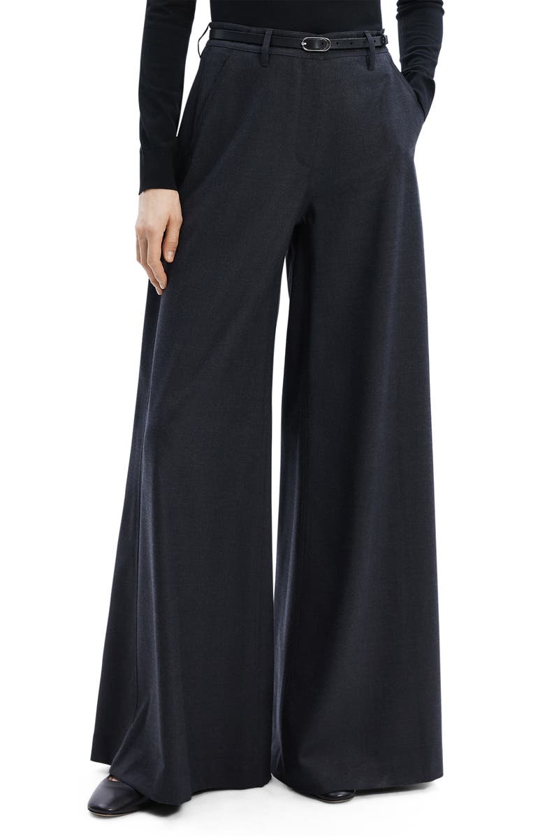 Theory Super Wide Leg Pants, Main, color, 