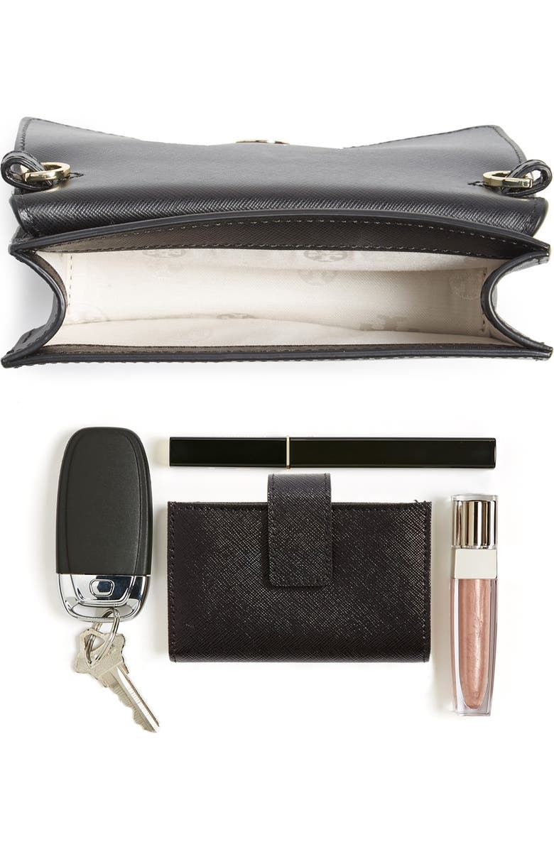 Tory Burch 'Robinson - Mini' Perforated Crossbody Bag, Alternate, color,