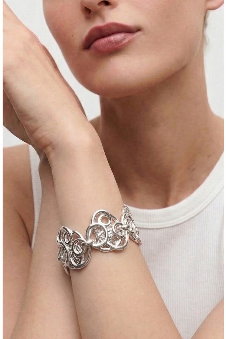 Oasic Bracelet In Silver, Alternate, color, Silver
