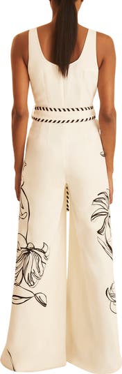 【海外限定】REISSジャンプスーツ☆Kinsley Reiss | NYBG Floral Reiss NYBG Kinsley Floral Jumpsuit | Nordstrom
