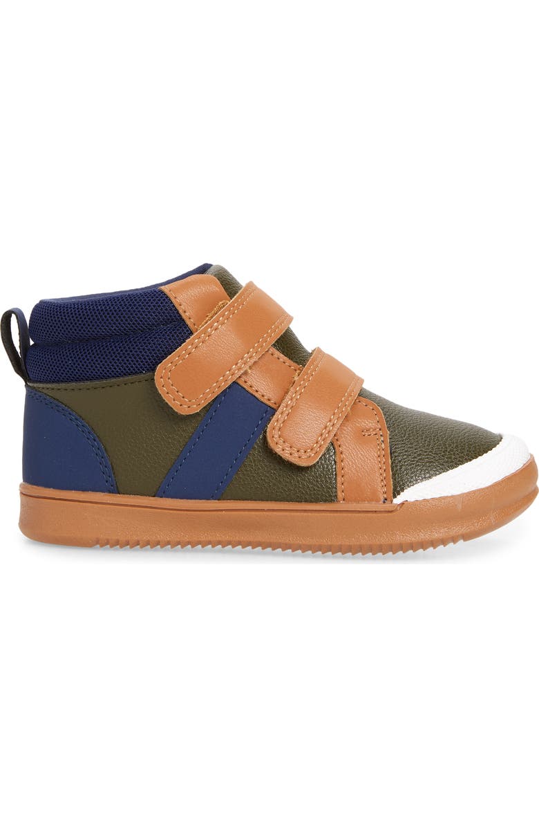 Tucker + Tate Harrison High Top Sneaker, Alternate, color, Olive Multi