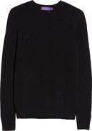 Ralph Lauren Purple Label Cable Knit Cashmere Sweater