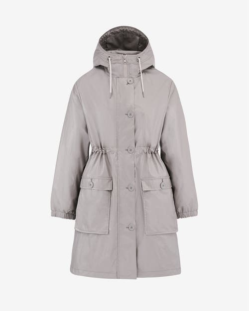 Jane Post Hamptons Rain Parka In Grey