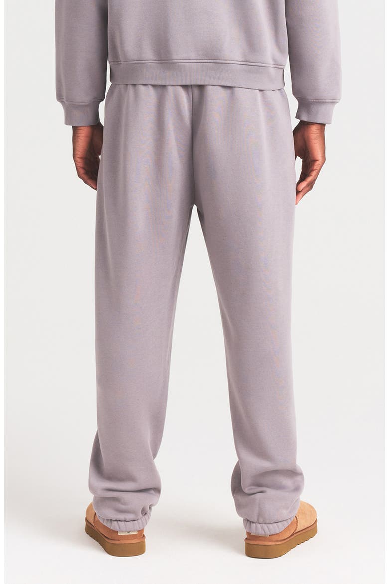 Fleece Lounge Relaxed Joggers, Alternate, color, SHADOW