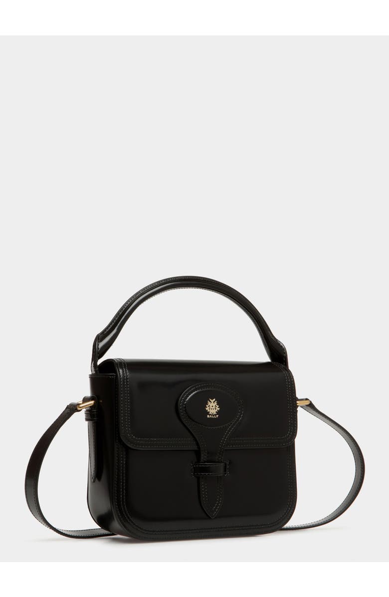 Bally Beckett Minibag In Brushed Leather, Alternate, color, Black